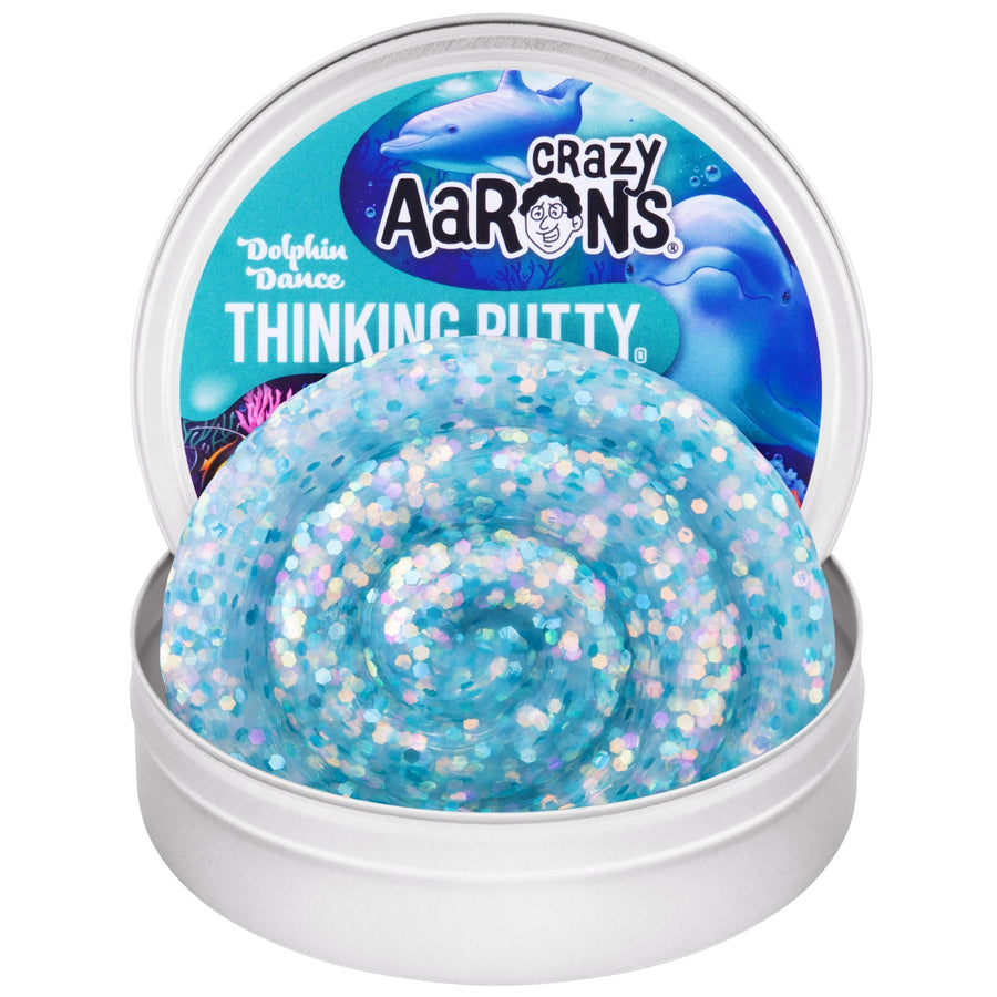 Dolphin Dance - 3.5" Thinking Putty Tin D9